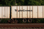 A pan shot of the Roadrailer as 261 pulls out A pan shot of the Roadrailer as 261 pulls out