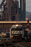 HA13 begins to pull out after getting the signal at CP-Bethlehem to head across the Lehigh River and eventually Allentown yard HA13 begins to pull out after getting the signal at CP-Bethlehem to head across the Lehigh River and eventually Allentown yard