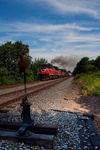 NR-2 heads south through Fairview yard in Groton NR-2 heads south through Fairview yard in Groton