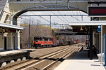 P&W train NH-1 rolls east on track 3 towards Tilcon in Old Saybrook, CT