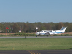 Taking off from Morristown Municipal Airport