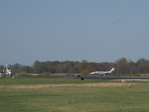 Coming in for a landing at Morristown Municipal Airport