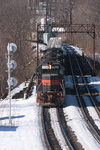 SEED stops at the signals west of East Deerfield yard