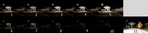 A look at the 11 exposures that make up the HDR at Deerfield Beach, FL