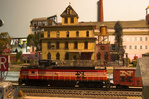 Some partially completed building modules along the layout. Some partially completed building modules along the layout.