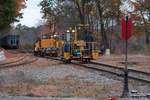 P&W track crew heads out to work on the Willimantic Branch