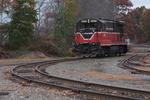 NR-3s trailing power waits on the wye