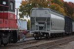NR-3s trailing unit comes in for a hitch with the rest of the train