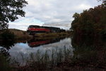 NR-3 rolls along the tidal pool near MP7 in Ledyard