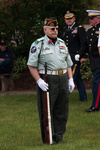 One of the honor guards at rest
