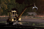 A tie crane in PanAm's East Deerfield yard