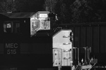 MEC 515 idles away in the dark