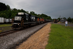 NS 68Q heads west through Phillipsburg, NJ with some foreign power