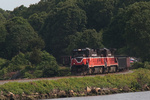 All of NR-2 is visible pulling through the curve at the north end of Mill Cove