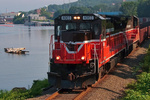 NR-2 heads south along the Thames River in Groton, CT NR-2 heads south along the Thames River in Groton, CT
