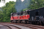 NR-2 pulls through Fairview yard in Groton