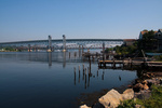 NR-2 stretches out over the Thames River - head end in New London, markers in Groton NR-2 stretches out over the Thames River - head end in New London, markers in Groton