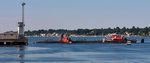 The USS Hartford gets assisted into Electric Boat for repairs The USS Hartford gets assisted into Electric Boat for repairs