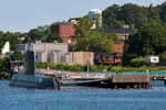NR-2 emerges from the Sub Base near the USS Nautilus in Groton, CT NR-2 emerges from the Sub Base near the USS Nautilus in Groton, CT