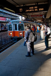 Catching the Orange Line at Sullivan Square Catching the Orange Line at Sullivan Square