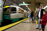 Waiting for the Green Line at North Station Waiting for the Green Line at North Station