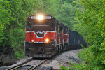 NECR 608 Extra [NR2 reroute] heads south through Franklin, CT