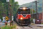 NECR 608 Extra [NR2 reroute] heads south through Thamesville, CT