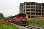 NECR 608 Extra [NR2 reroute] heads south through Thamesville, CT